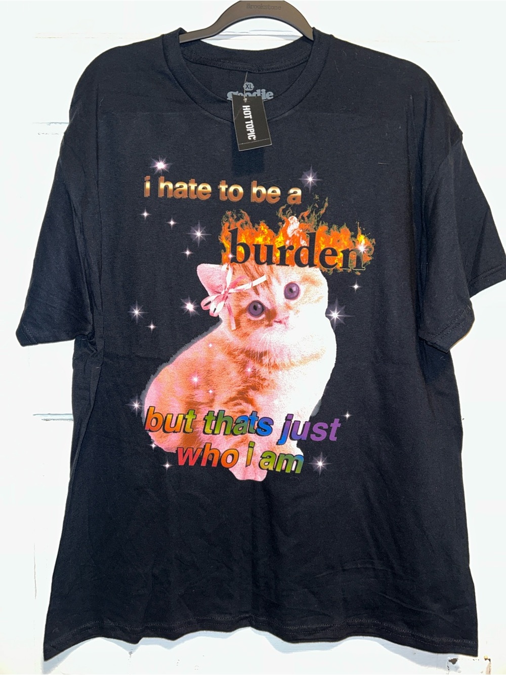 NWT Men’s graphic tee Hot topic
Funny